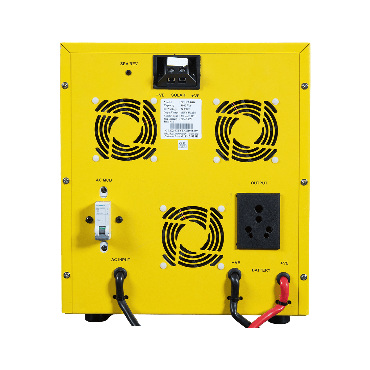 Gamma Plus MPPT Solar Inverter 3400/24 Volt