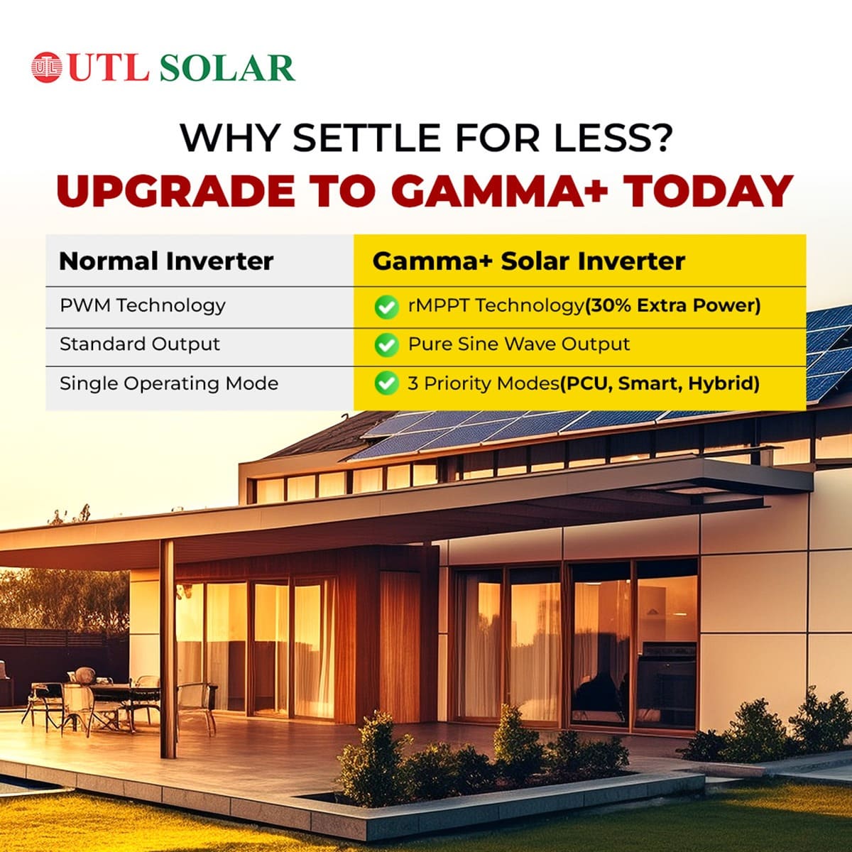 Gamma Plus MPPT Solar Inverter 3400/24 Volt