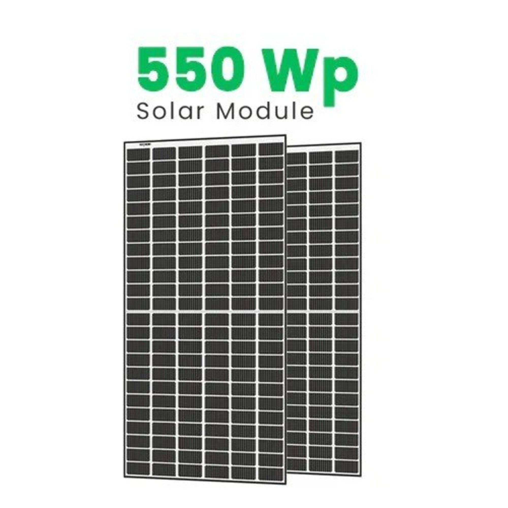 550 Watt Mono PERC Solar Panel for Home and Commercial Use